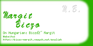 margit biczo business card